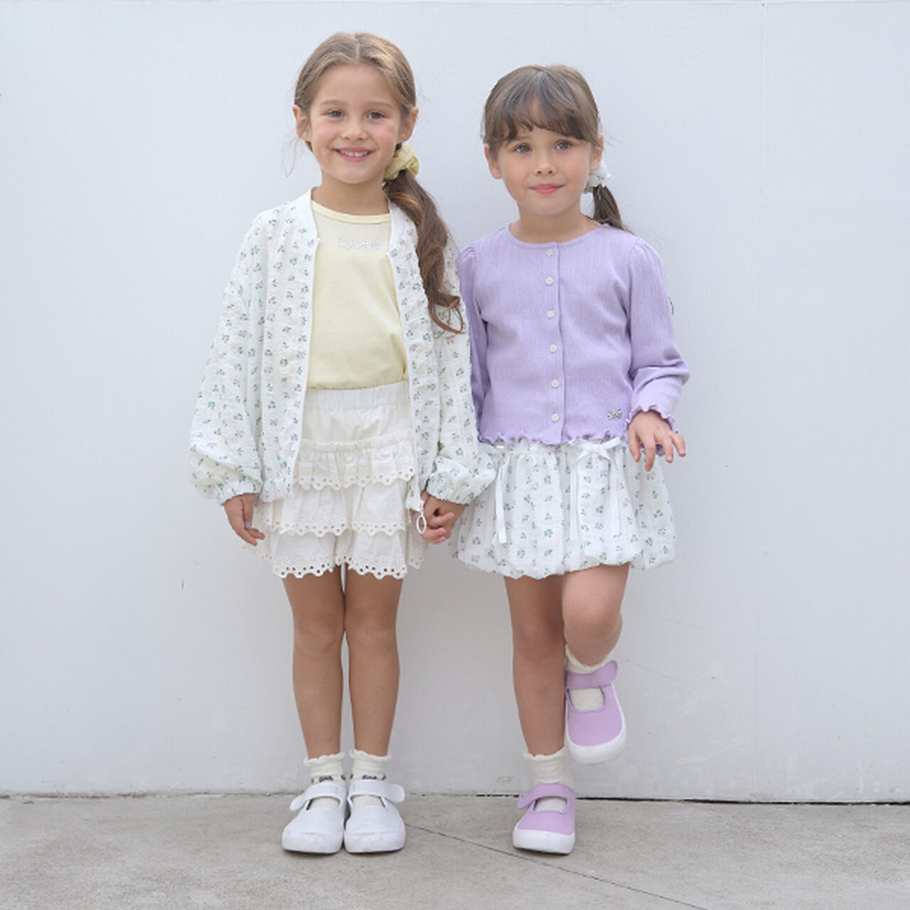 [Coordinatable Setup] Balloon Skirt with Ribbon,Lavender, large image number 9