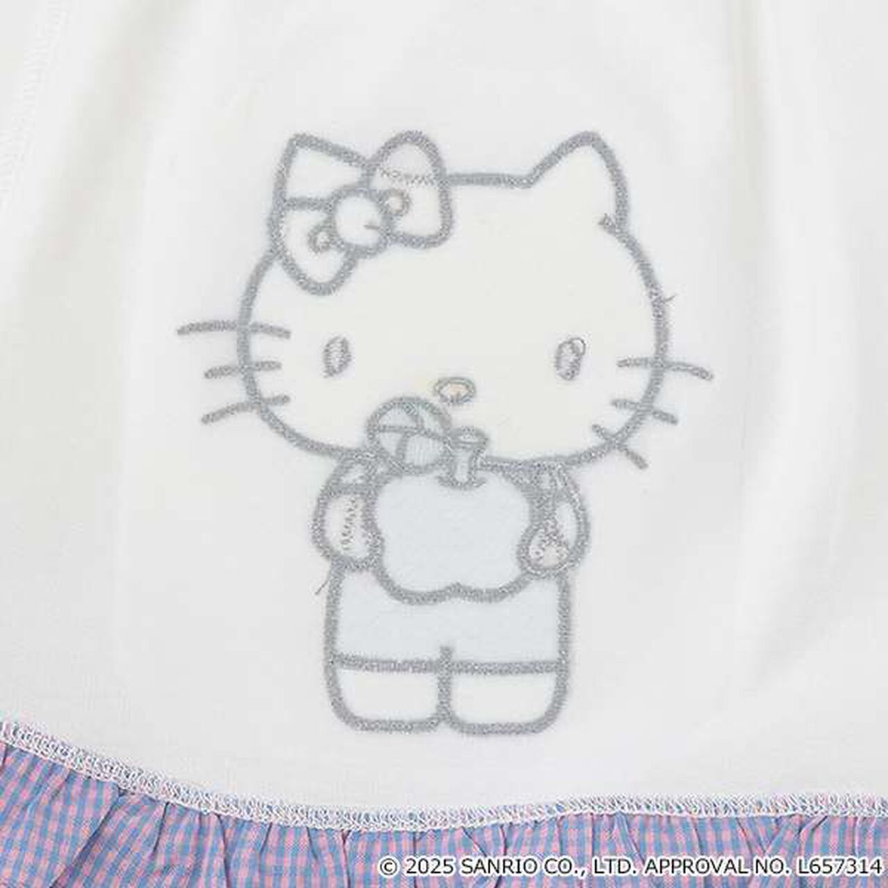 [HELLO KITTY] Frilled Collar Tunic,Off white, large image number 8