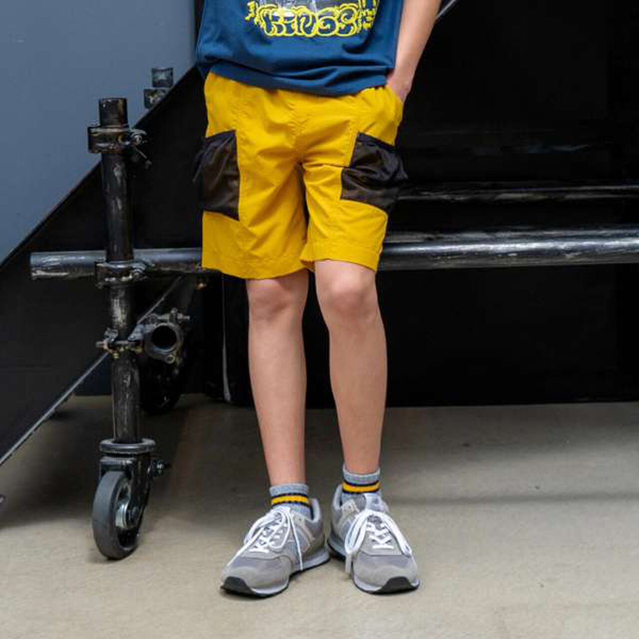 Water-Resistant Nylon Gear Shorts,Beige, large image number 15