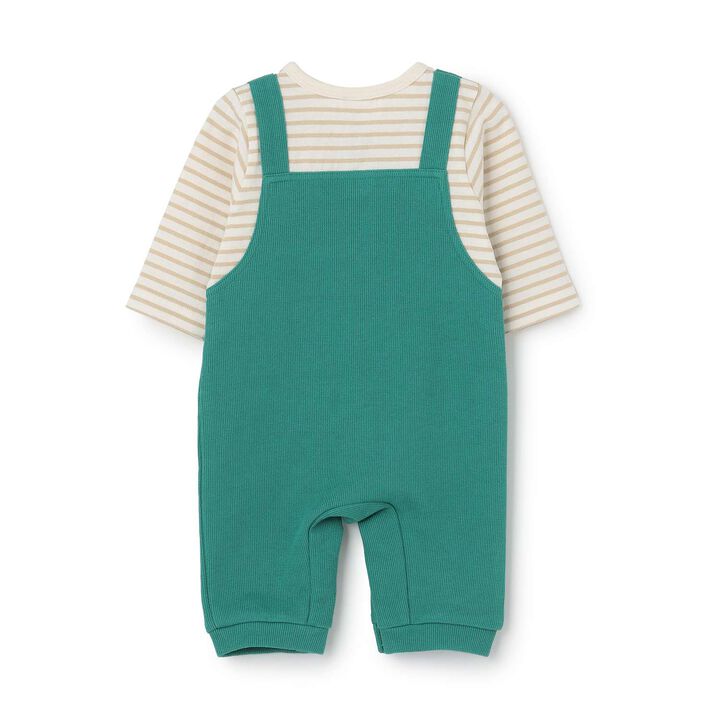 Animal-Style Overall Coverall,Navy, medium image number 3