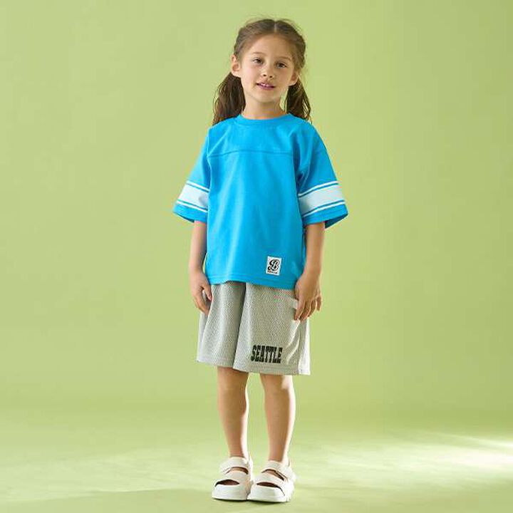 [Set Up Compatible] Mesh Half Pants,Silver gray, medium image number 15