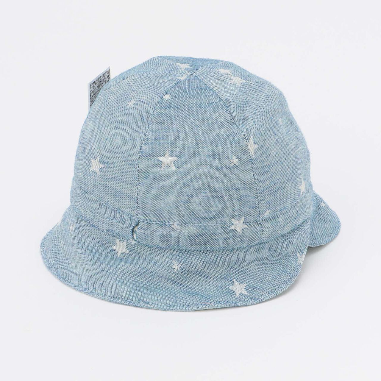 ☆Organic Gauze Reversible Hat [Made in Japan],Blue, large image number 4