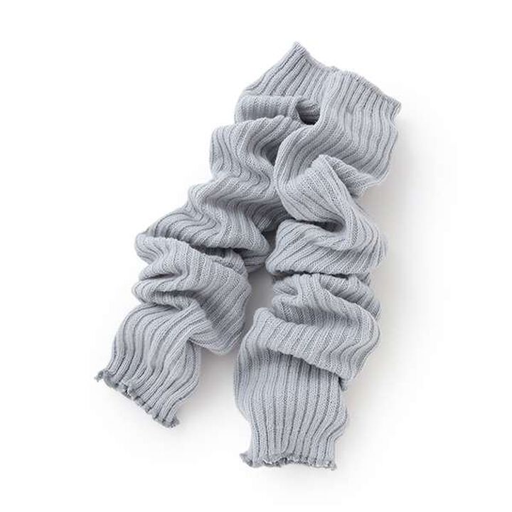 Plain Leg Warmers,Cream, medium image number 7