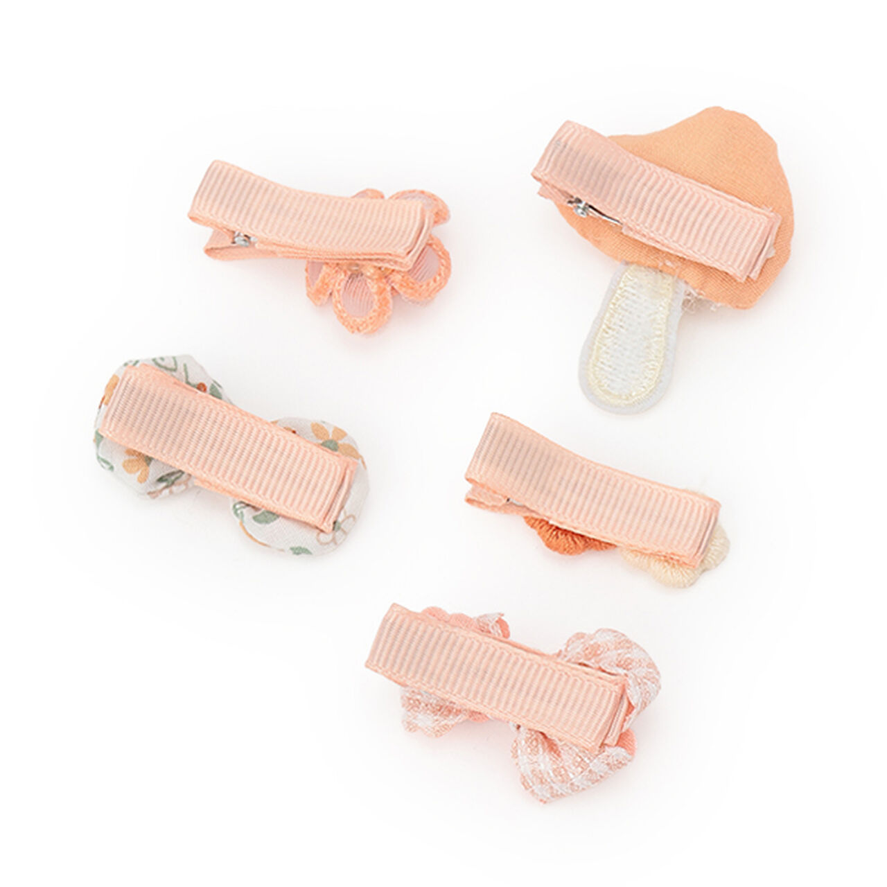 Hair Clip Set [L],Yellow, large image number 1