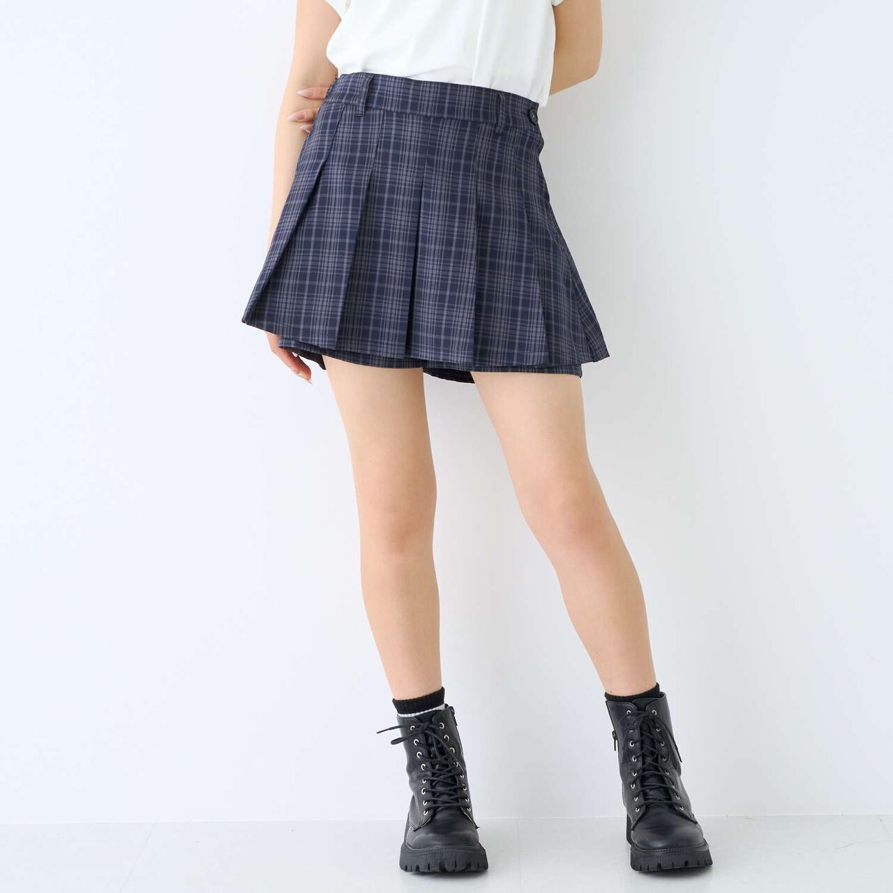[LTXC] Stylish Flattering Micro Mini Skirt-Shorts,Brown, large image number 4