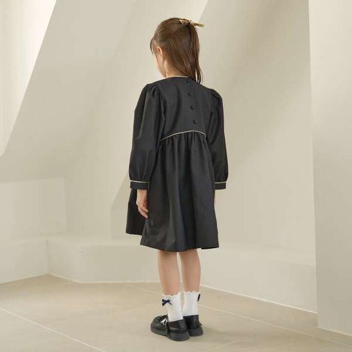 Removable Collar Occasion One-Piece Dress,Gray, medium image number 6