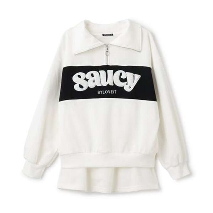 Color Block Half-Zip Pullover Skirt Set,Black, medium image number 16