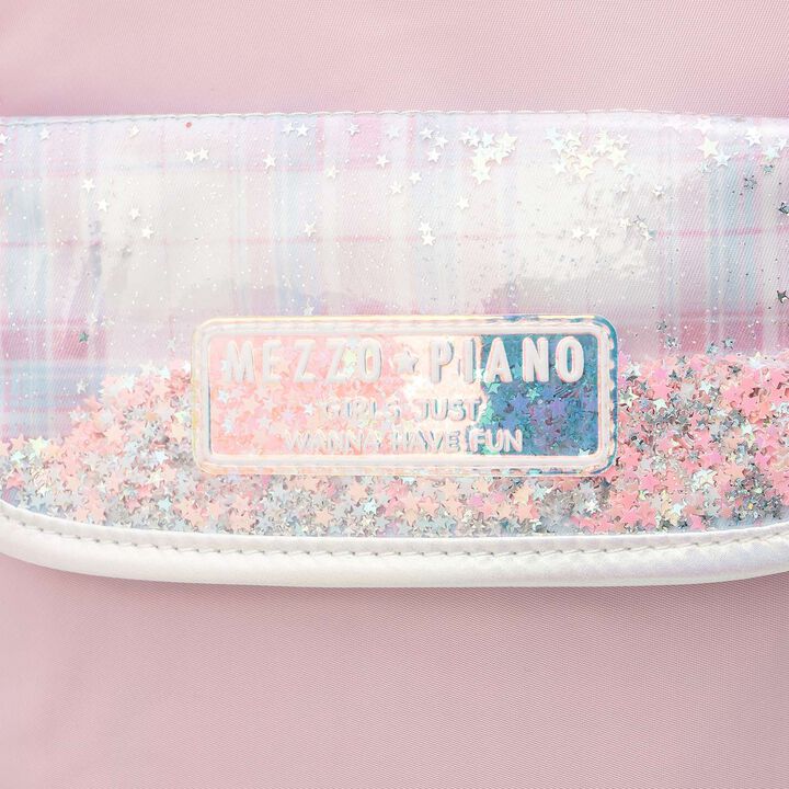 Sparkling Backpack, Capacity Approximately 18L,Light pink, medium image number 2