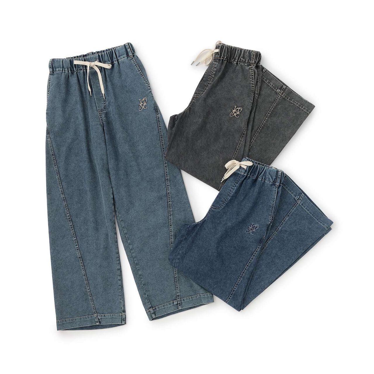 [Cool Touch] Summer-Ready Easy Pull-On Pants,Gray, large image number 7