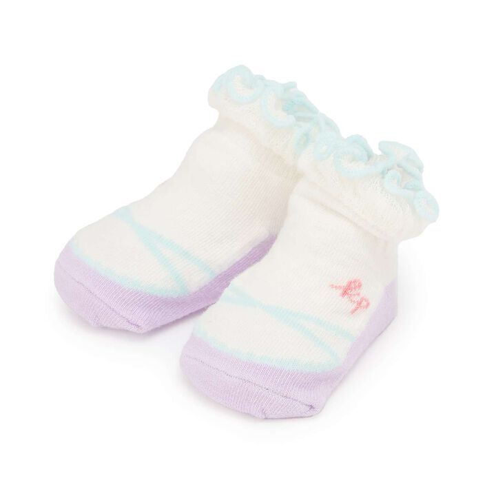 Shoe Pattern Newborn Socks,, medium