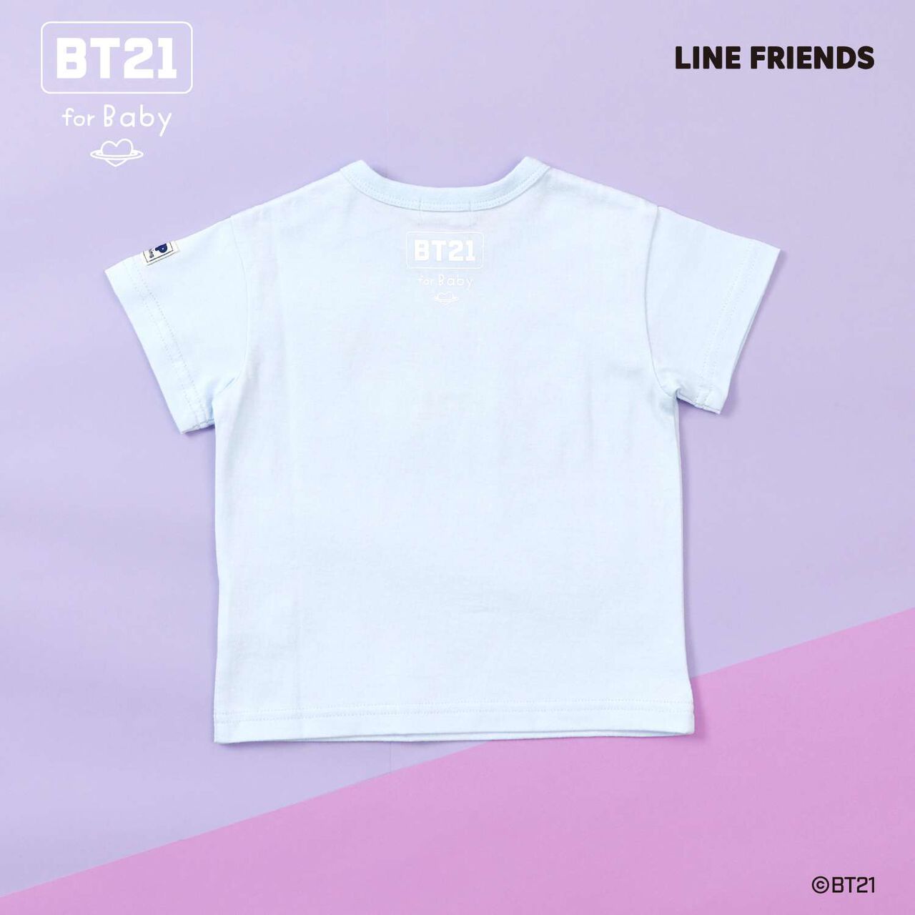 [BT21] Print & Embroidery Short Sleeve T-Shirt (Baby),Off white, large image number 13