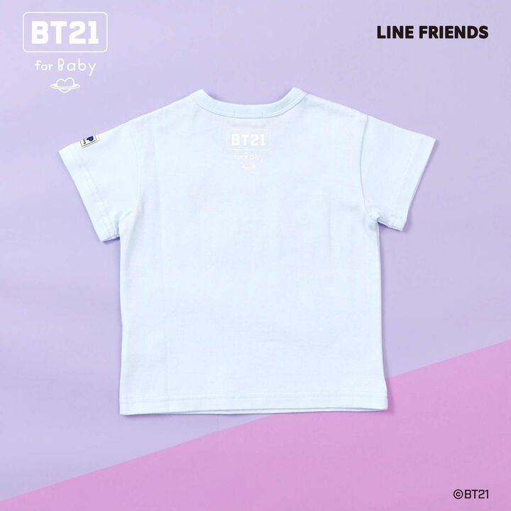 [BT21] Print & Embroidery Short Sleeve T-Shirt (Baby),Off white, medium image number 13