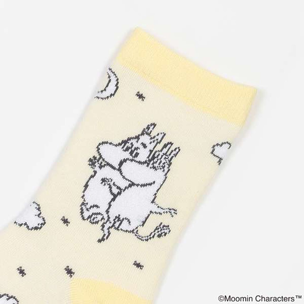 [MOOMIN] Moomin & Snorkmaiden Socks [Made in Japan],Sax blue, large image number 8