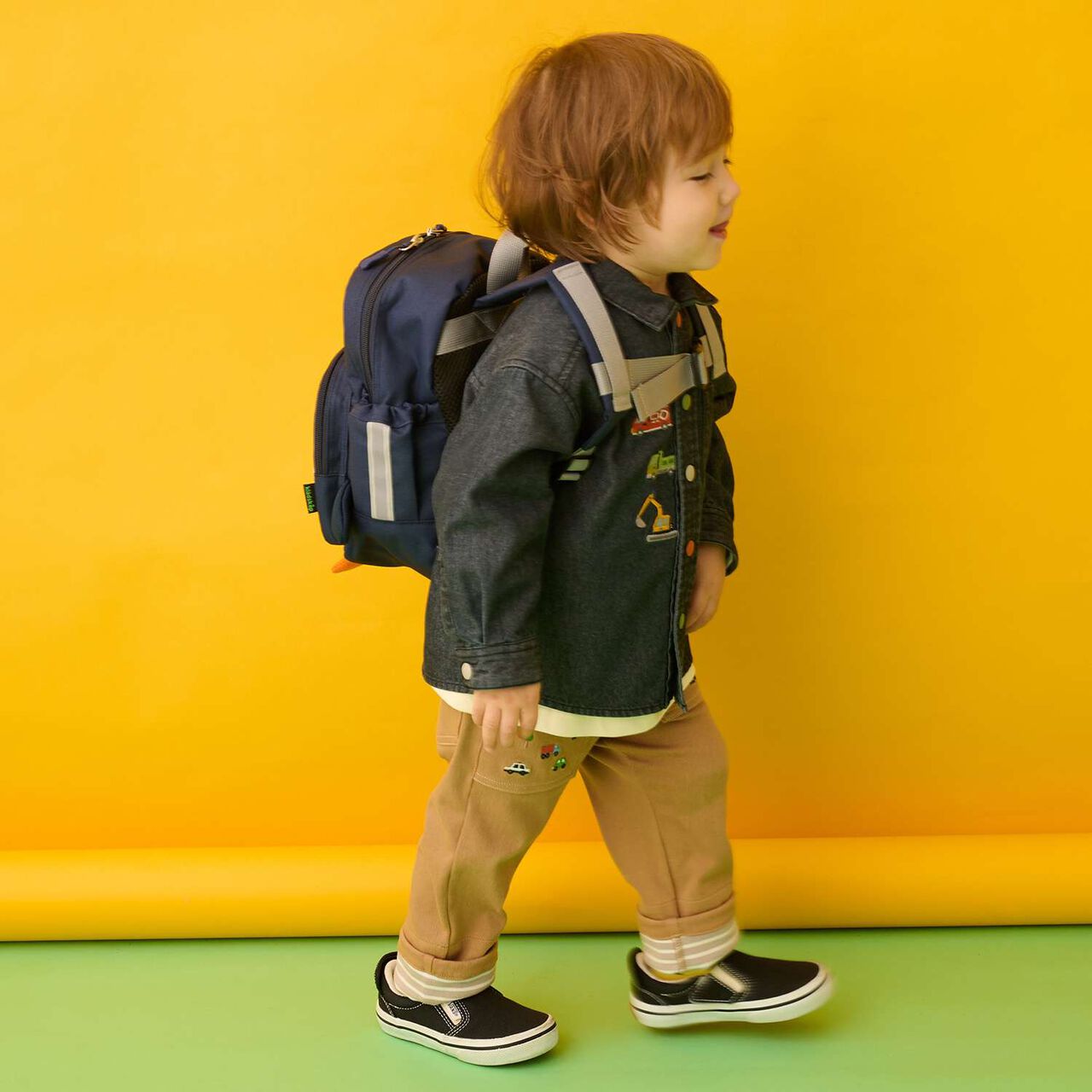 獅子/企鵝背包 [防潑水加工],芥末黃, large image number 15
