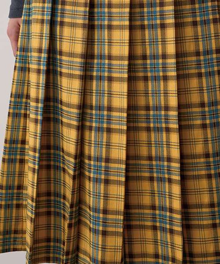 Pleated Midi Skirt,Mocha tea, medium image number 7