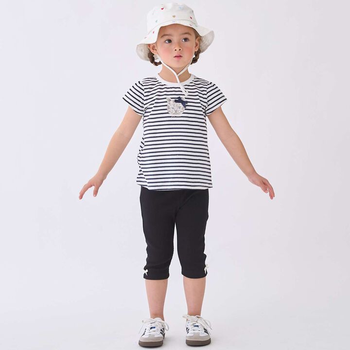 Affordable GIRLS 3/4 Length Leggings,Ivory, medium image number 6