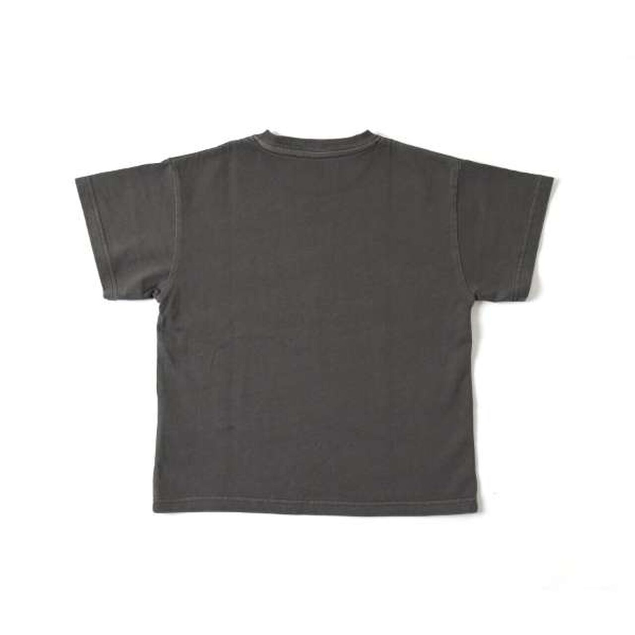 [SKIT0LY] [Heavyweight Jersey] Pigment College Printed T-Shirt,Charcoal gray, large image number 1