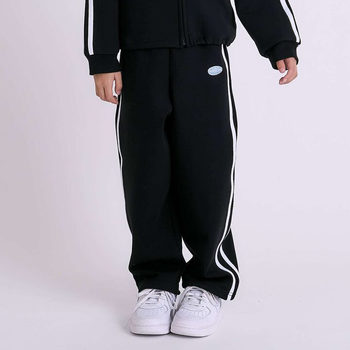 [Anti-Stain] Track Pants / Cardboard,Black, medium image number 0