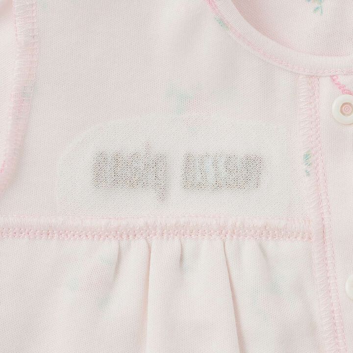 [Box Included] Ribbon & Rose Pattern 2 WAY All-in-One & Socks Set,Off white, medium image number 6