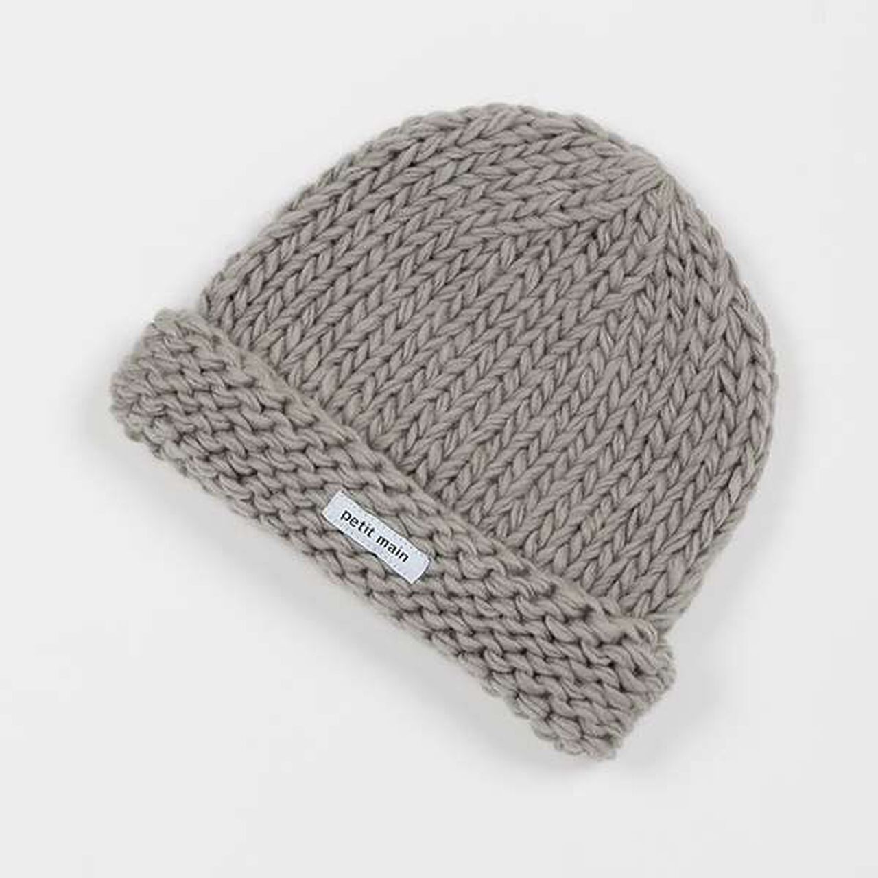 Low Gauge Roll Knit Hat,Lavender, large image number 1