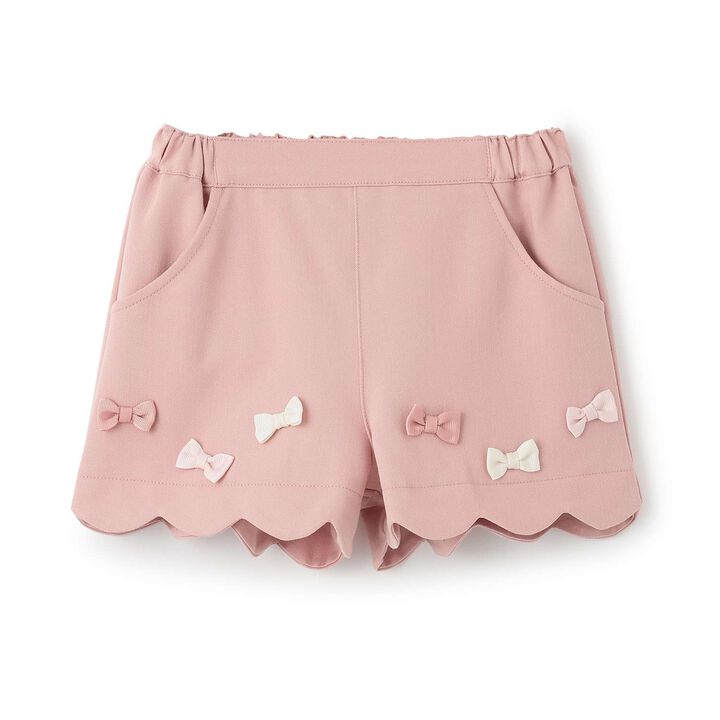 Scallop Trim Shorts,Pink, medium image number 6