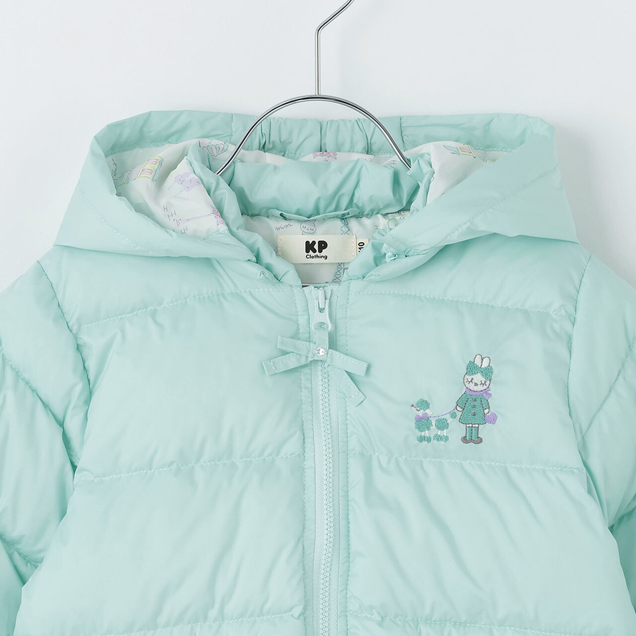[Water-Repellent Finish] Solona Functional Padded Coat,Pink, large image number 2