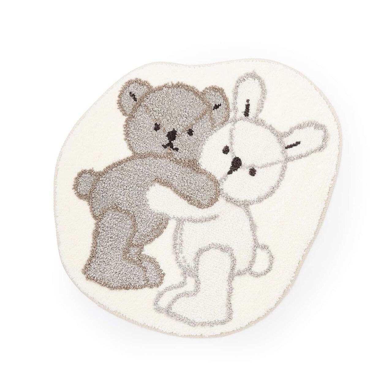 Fluffy Marshmallow Rug Mat / LG,Beige, large image number 0