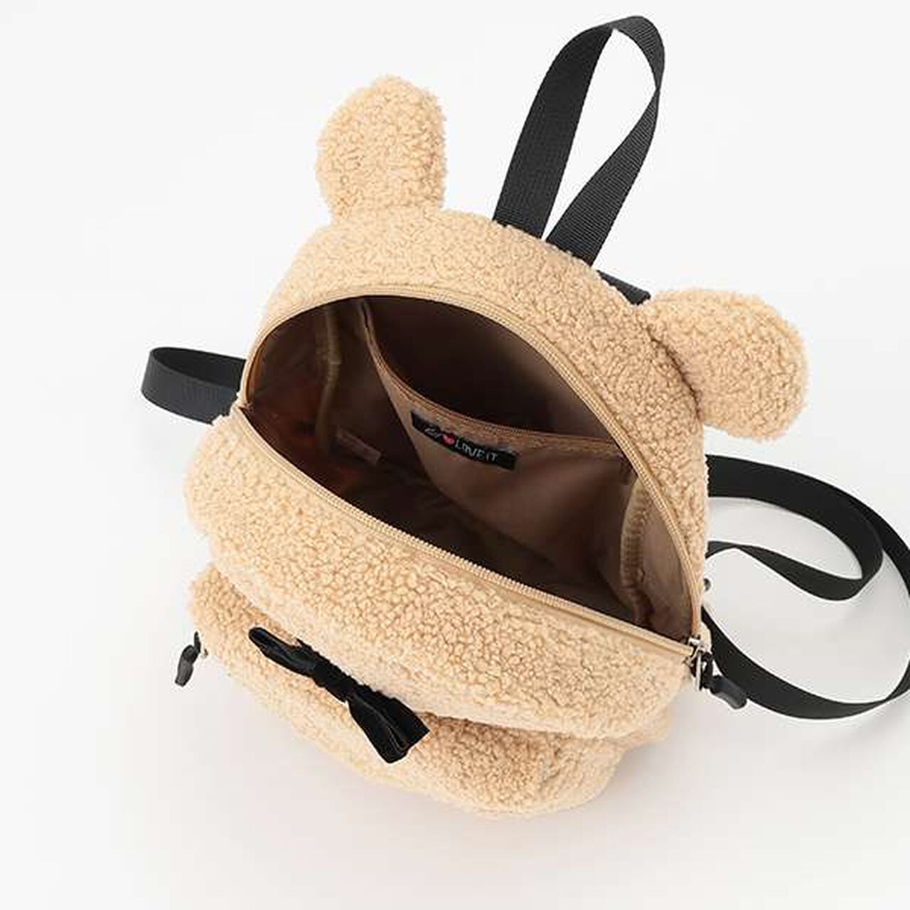 Bear Ear Boa Backpack,Off white, large image number 7