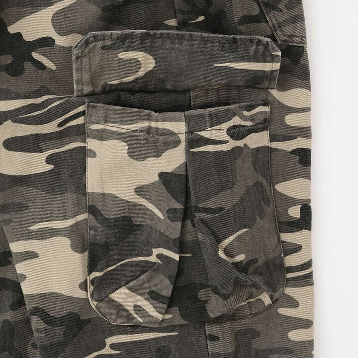 [LTXC] Camouflage Half Cargo Pants,Khaki, medium image number 8
