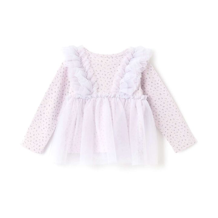 [Link] Tulle Docking Top,Lavender, medium image number 5
