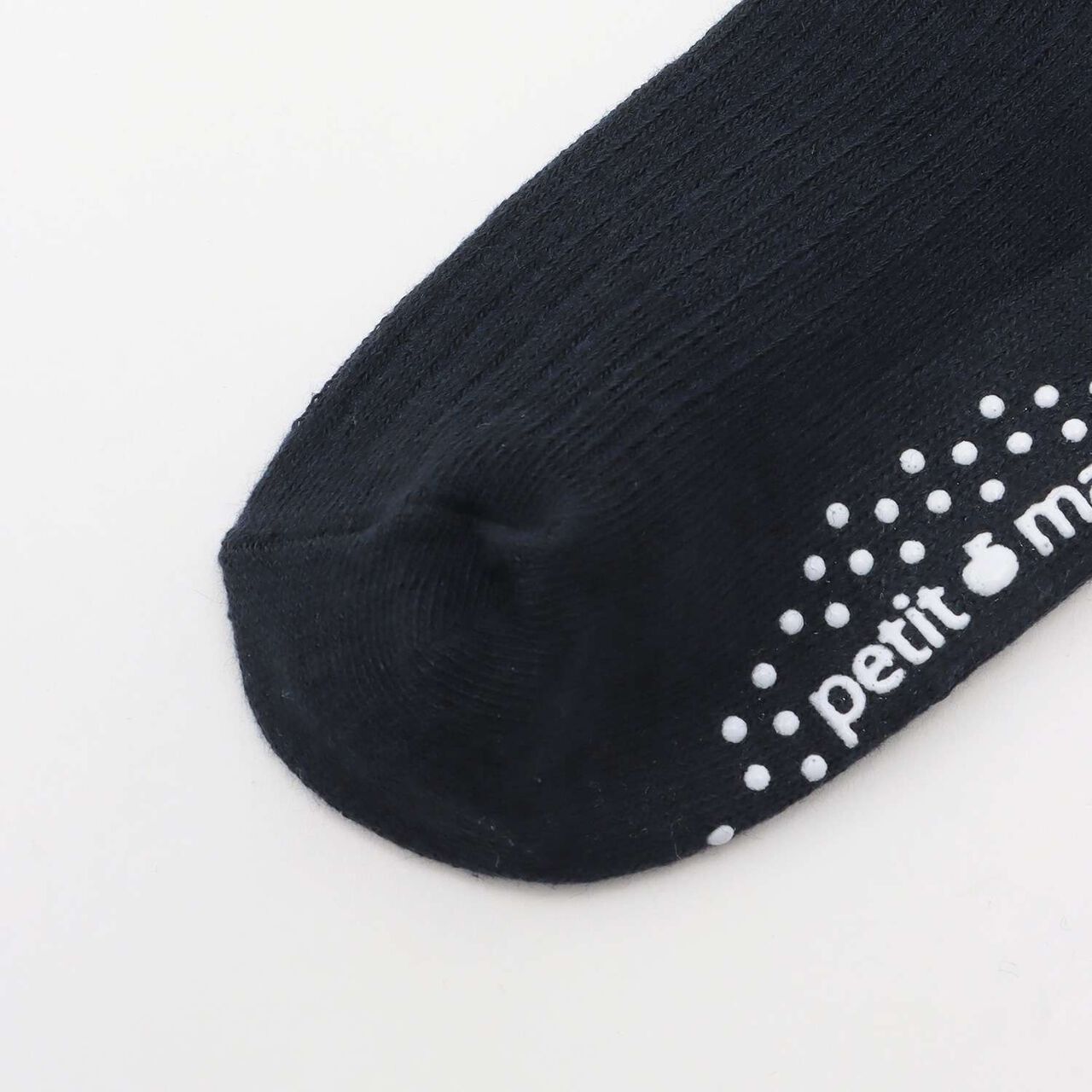 One-Point Embroidery Knee-High Socks,Off white, large image number 2