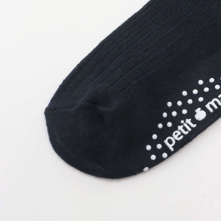 One-Point Embroidery Knee-High Socks,Off white, medium image number 2