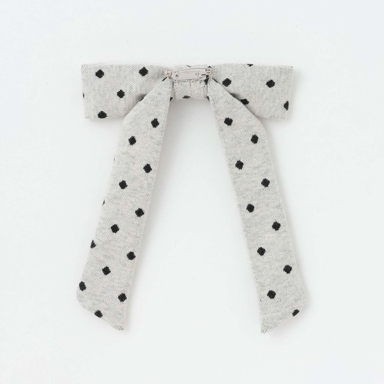 Dot Jacquard Jacket (with Ribbon Brooch),Black, large image number 8