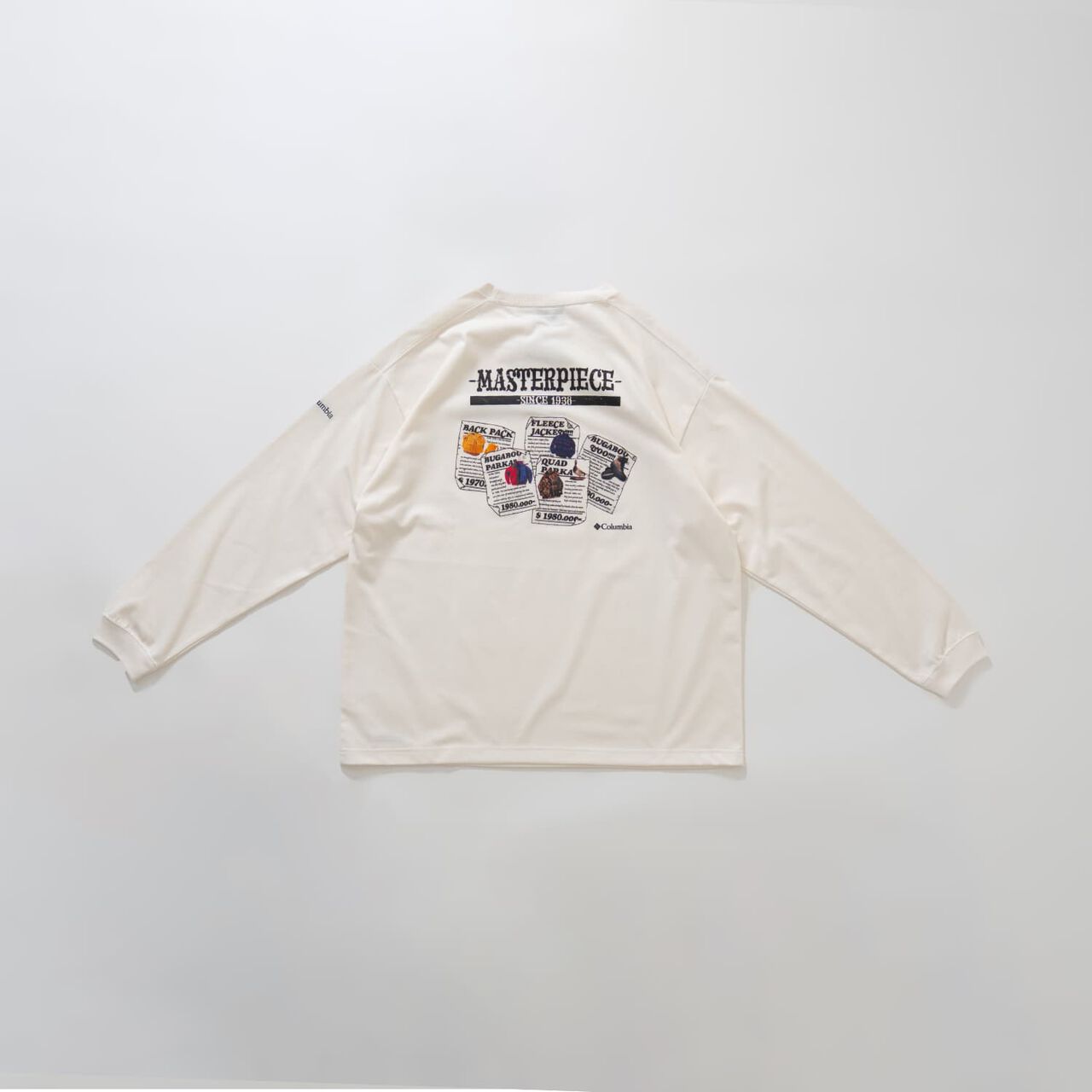 [Columbia] Dad Back Graphic Long Sleeve T-Shirt,Off white, large image number 0