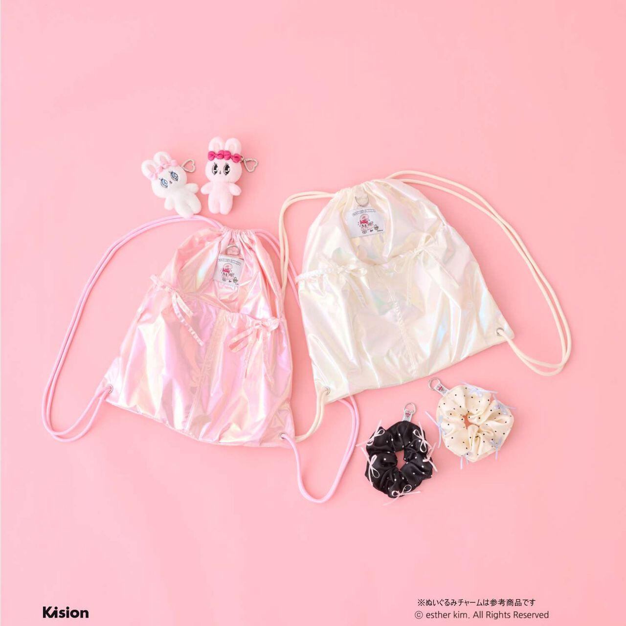 [ESTHER BUNNY] Aurora Knapsack,Pink, large image number 4