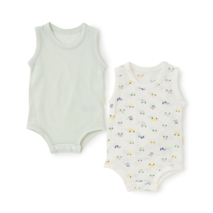 [Weak Acidity] Mesh Tank Romper,, medium