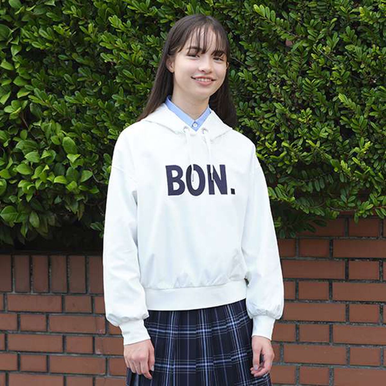 *Collar Long-Sleeve Shirt,Blue, large image number 12