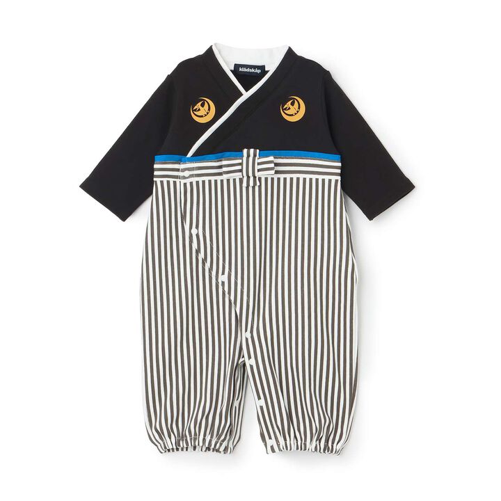 Baby Hakama-Style 2WAY Romper,Black, medium image number 2