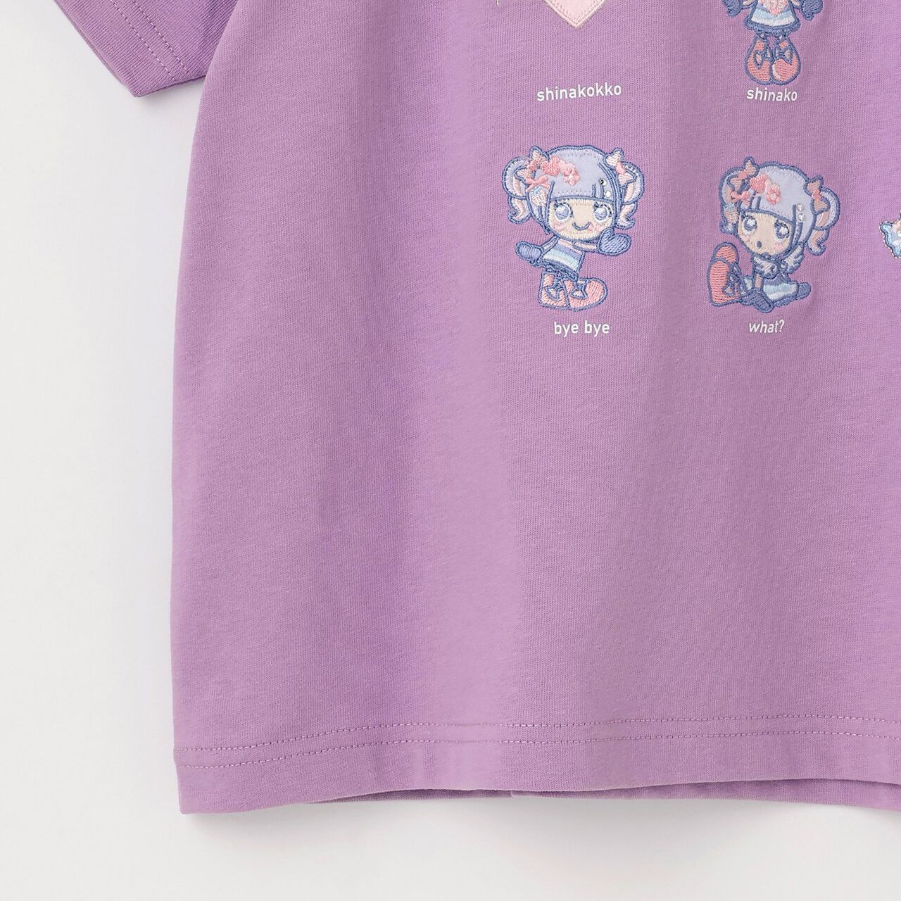 Shinako-chan Roleplay Short Sleeve T-Shirt for Adults,Purple, large image number 7