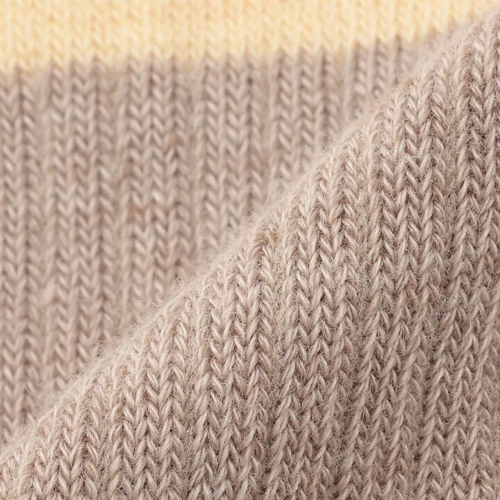 Striped Crew Socks 2P,Pearl white, medium image number 6