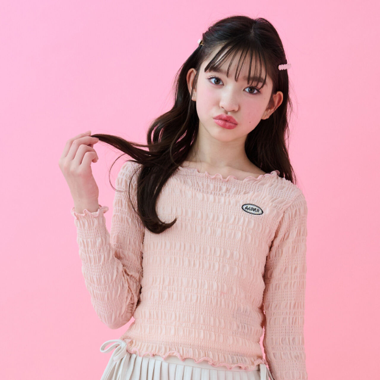 Mini Heart Clips (Set of 2),Pink, large image number 5