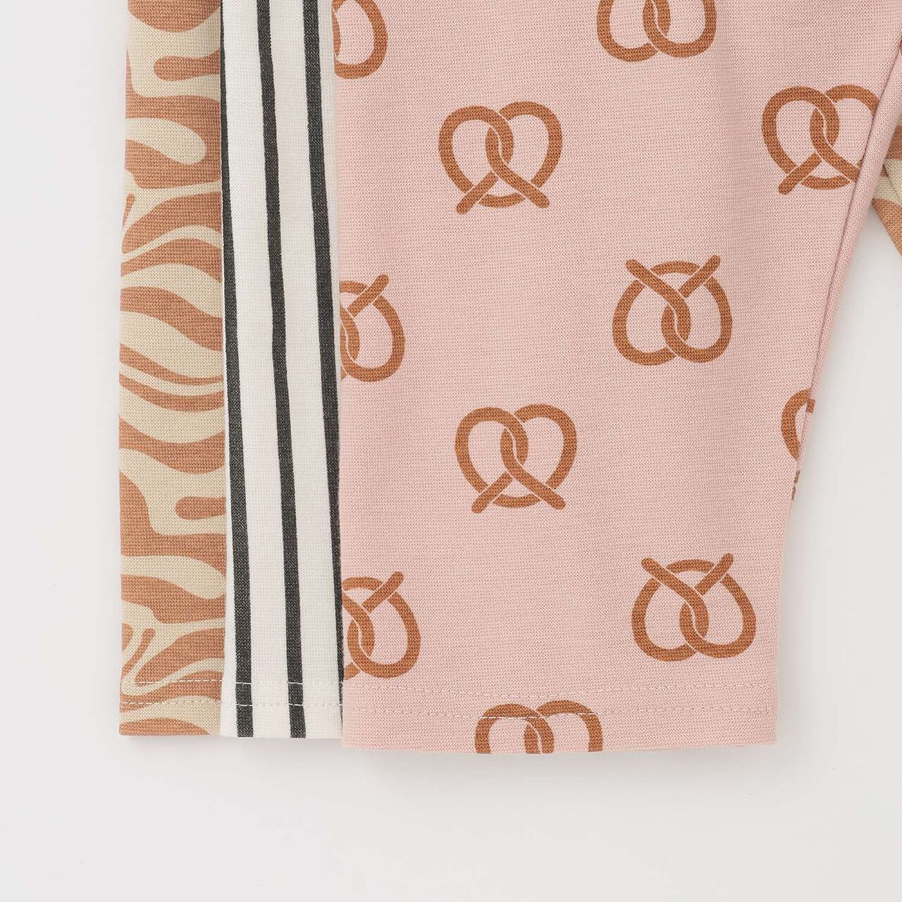 [365D] Anti-Stain Jersey Knit Patterned 6/10 Leggings,Light blue, large image number 14