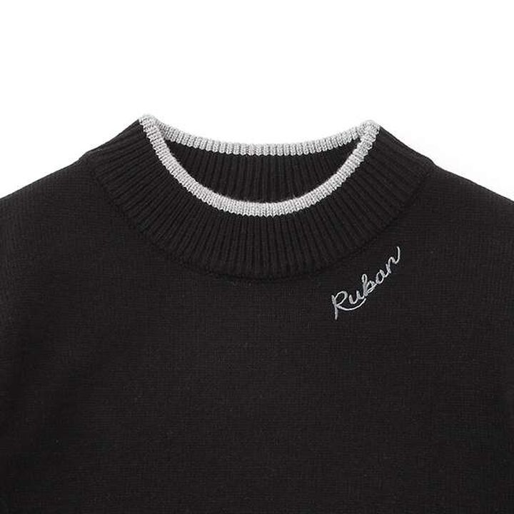 Knit Pullover & Camisole Dress Set,Black, medium image number 8