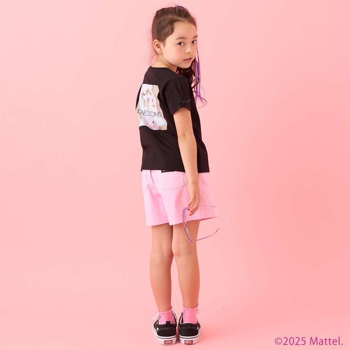 [Barbie] Sleeve Tuck T-Shirt,White, medium image number 30