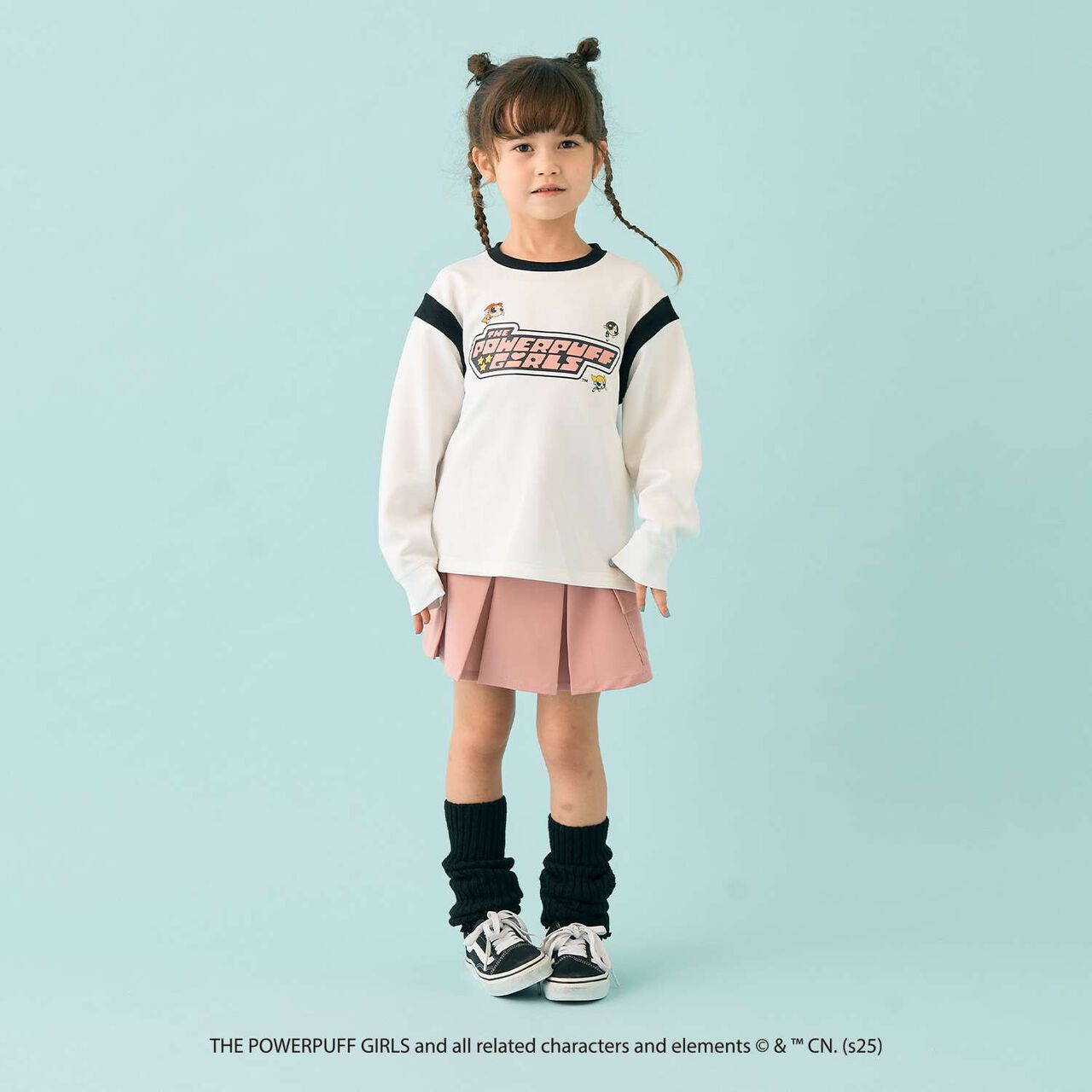 [Anti-Stain Finish] Powerpuff Girls Ponte Logo Crew,Magenta, large image number 15