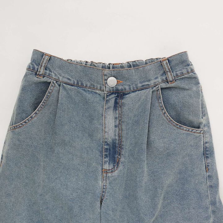 [LTXC / Cool Touch] Denim Pants and Bustier Set,Gray, medium image number 15