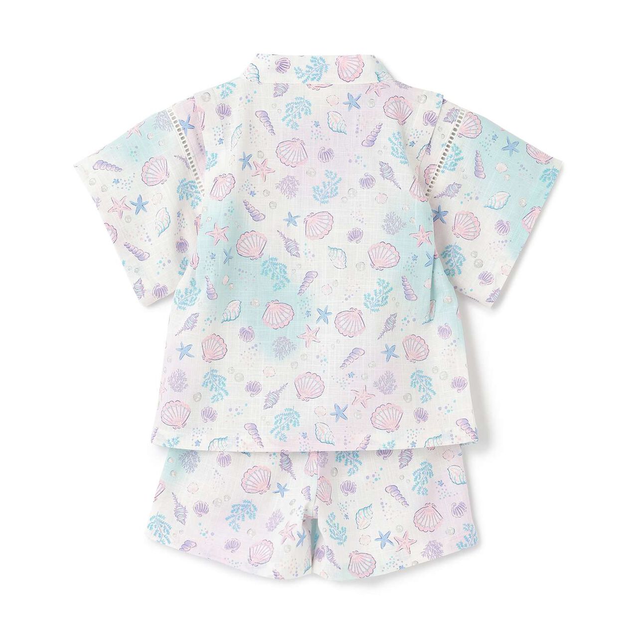 [Easy Wear] GIRLS Assorted Jinbei,Off white, large image number 6