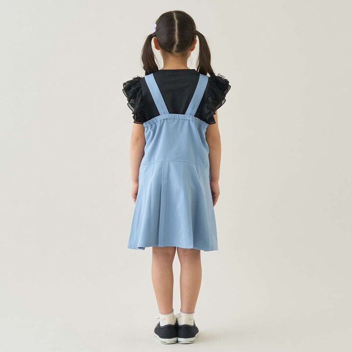 [Easy Change] Pleated One-Piece Dress for Girls [Kids] [Children's Clothing],Beige, medium image number 17