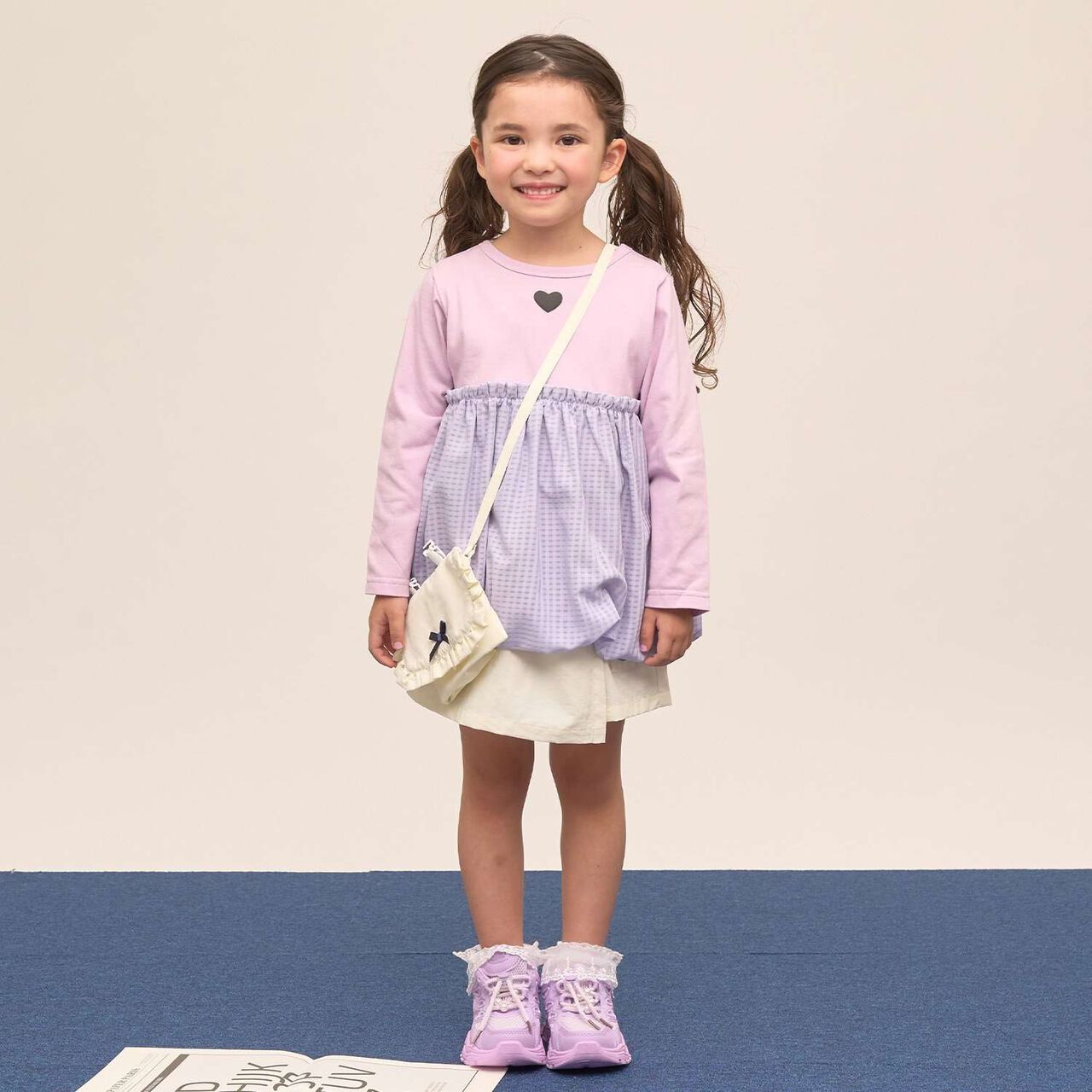 Quick-Dry UV Non-Crumbling Either Way Is Fine Muteki T Balloon Peplum Tops,Lavender, large image number 19