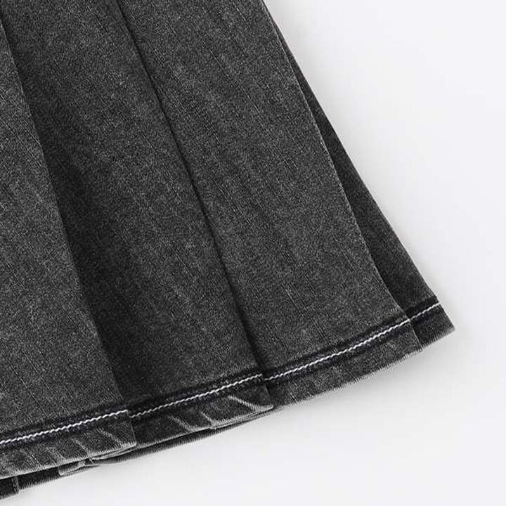 Wrap Pleats Shorts (2 WAY),Light blue, medium image number 7